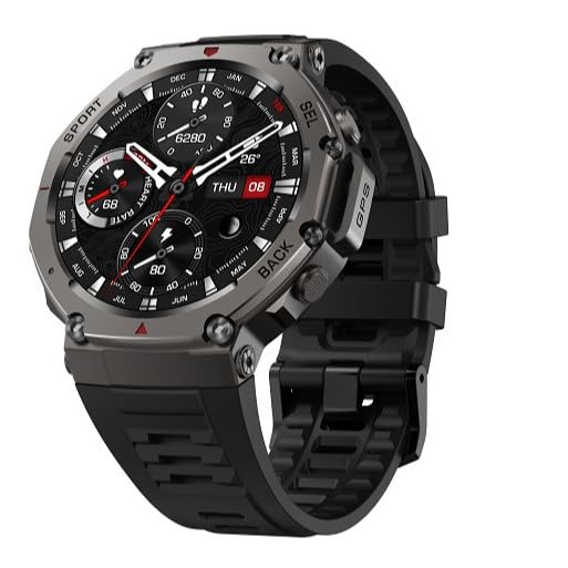 Sekoda GPS Sports Smartwatch para Hombres, Reloj Inteligente con Llamadas Bluetooth y Notificaciones de Whatsapp (Nero)