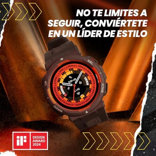 Amazfit Active Edge 46mm | Reloj Inteligente Deportivo y Resistente | GPS, Entrenador AI, 16 Días de Batería, 10 ATM | P